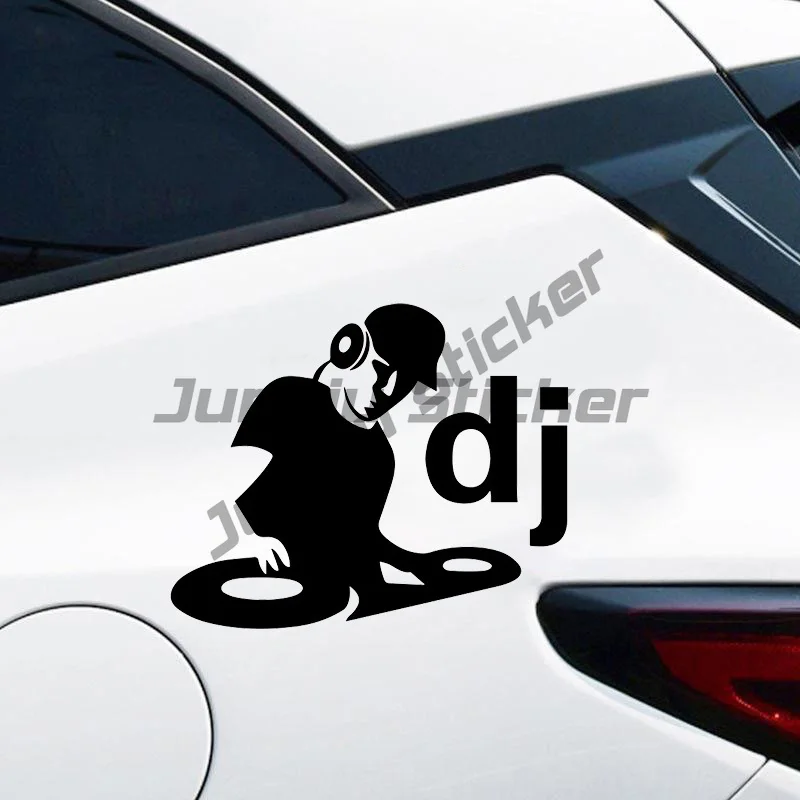 

Music Club DJ Car Decal Vinyl Sticker for Auto Truck SUV Window - Exterior Decor Musical Party Design