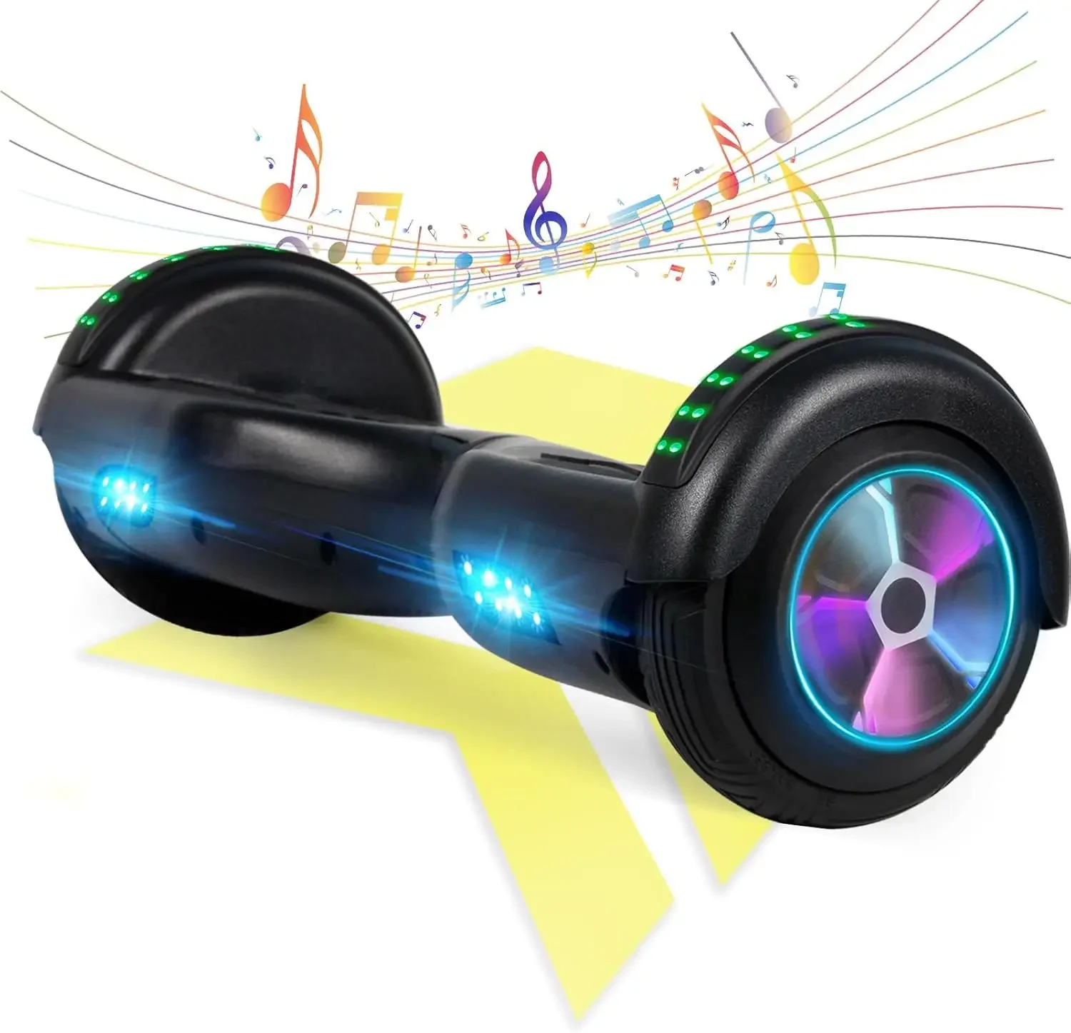 Inch Self Balancing Hoverboards with Bluetooth and Flashing LED Lights, Hover Board for Kids Teenagers