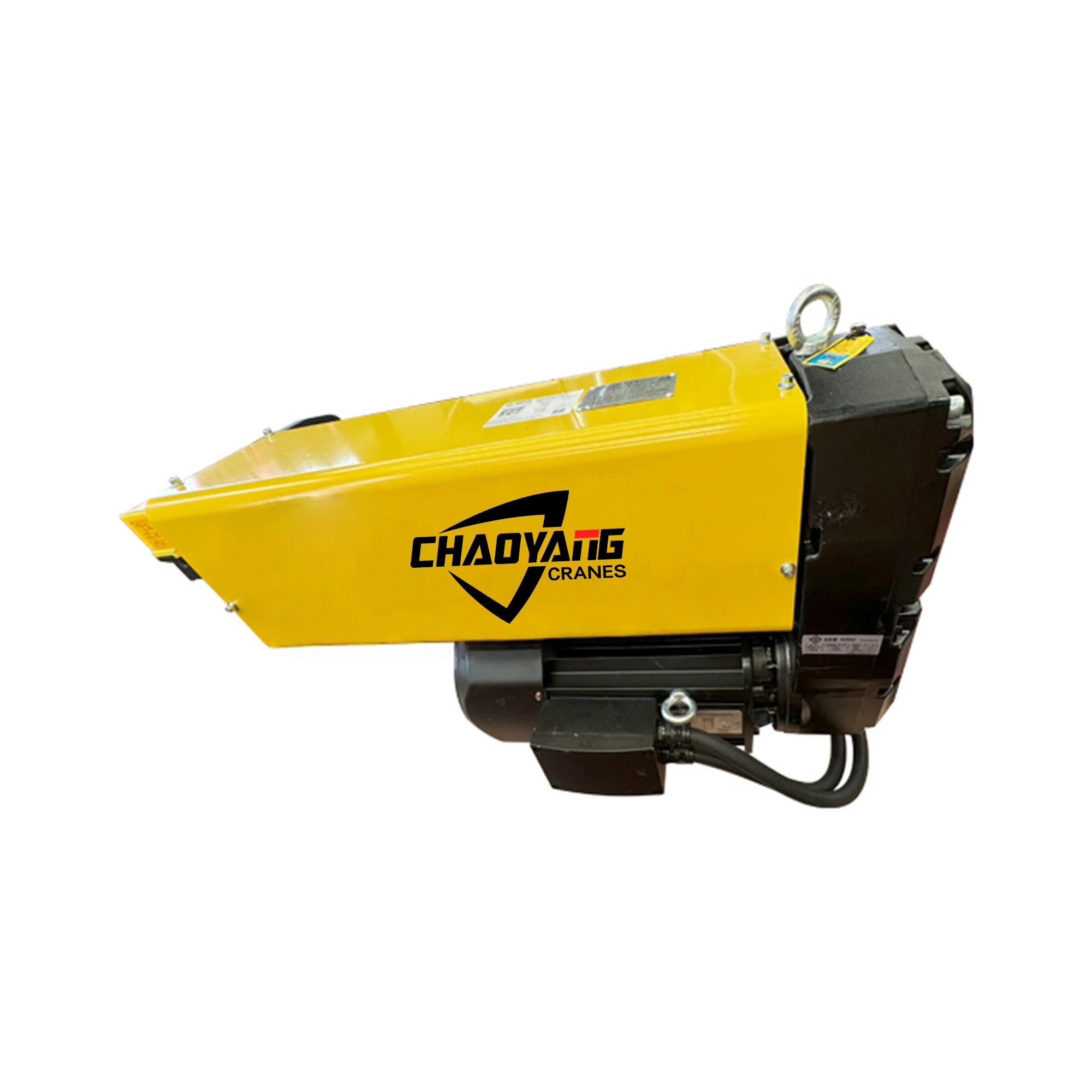 European Model Workshop Electric Wire Rope Hoist with Low Headroom Featuring Wire Rope Sling Type