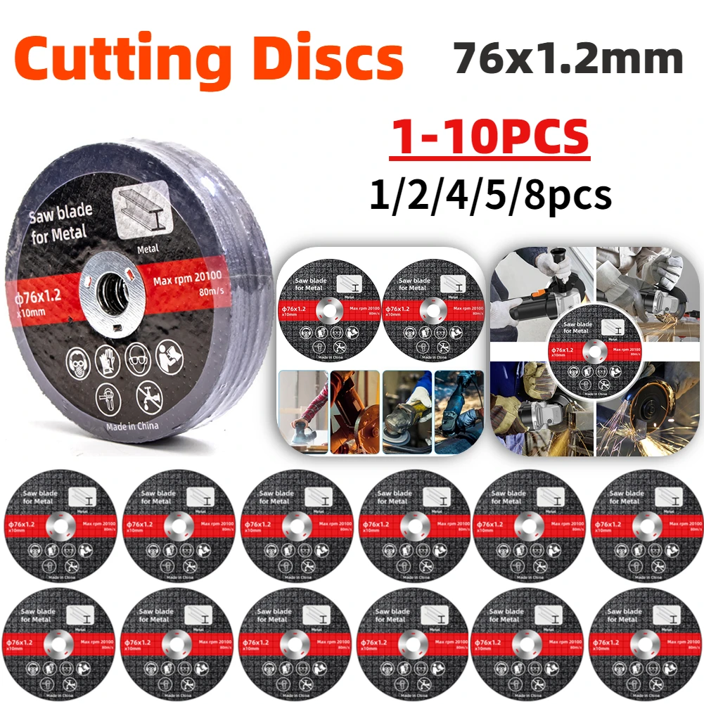 Metal Cutting Disc Anngle Grinder Grinding Wheels for Stainless Steel Cut Off Wheel Reinforced Resin Cutting Blade Polishing