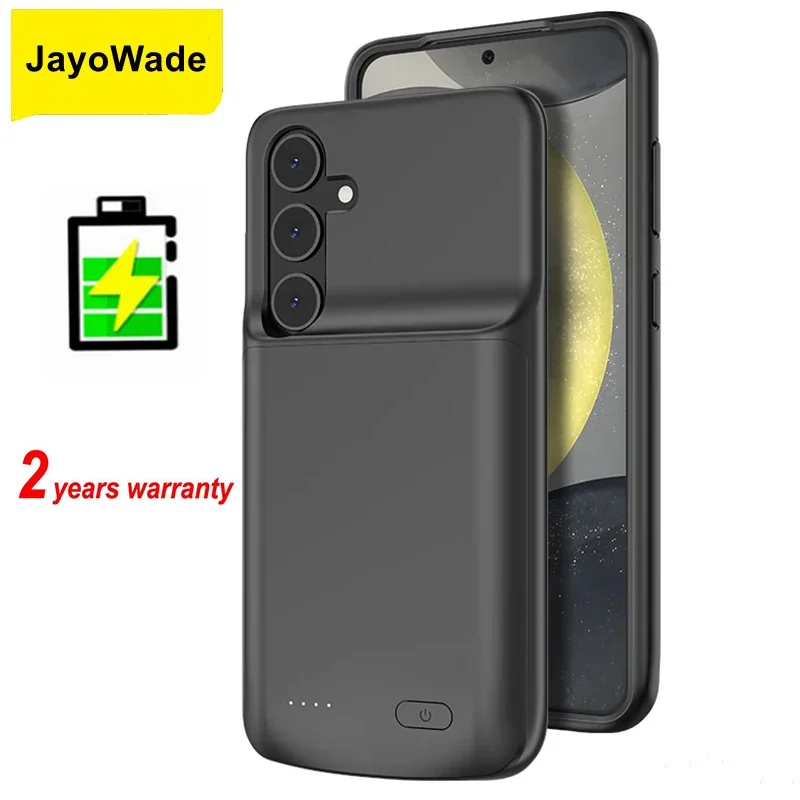 

Чехол JayoWade для Samsung Galaxy S24 Plus, внешний аккумулятор для зарядки, ударопрочный чехол для внешнего аккумулятора S24, аксессуары