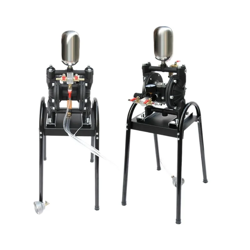 

A10 diaphragm pump, aluminum alloy powerful pneumatic diaphragm pump with frame paint pump mixing pump