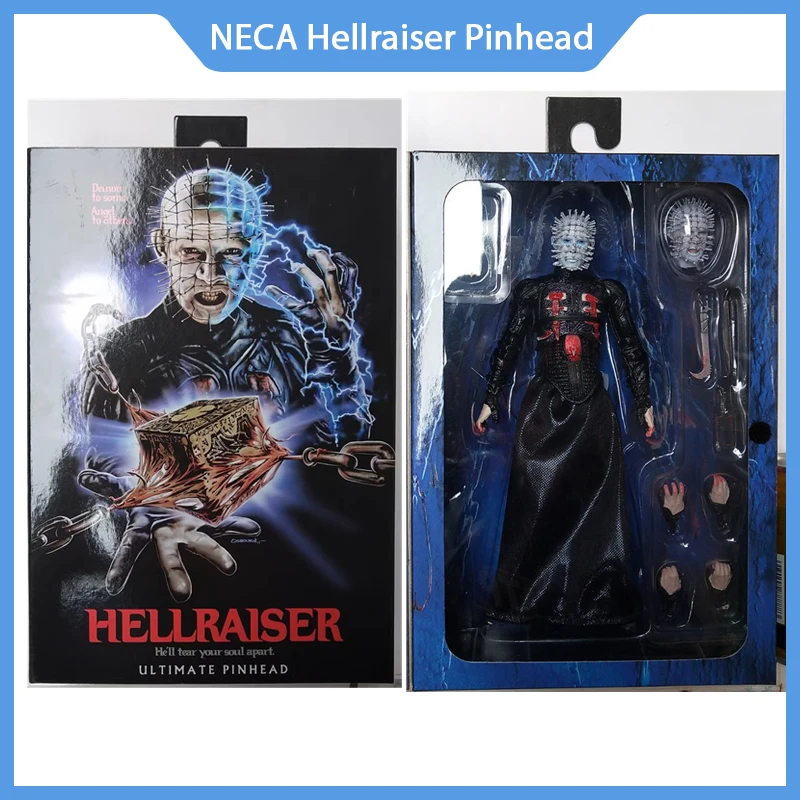 Originate Neca Figure Hellraiser Ultimate Pinhead He'Ll Tear Your Soul Action Figure Model Toys Joint Movable Christmas Gifts