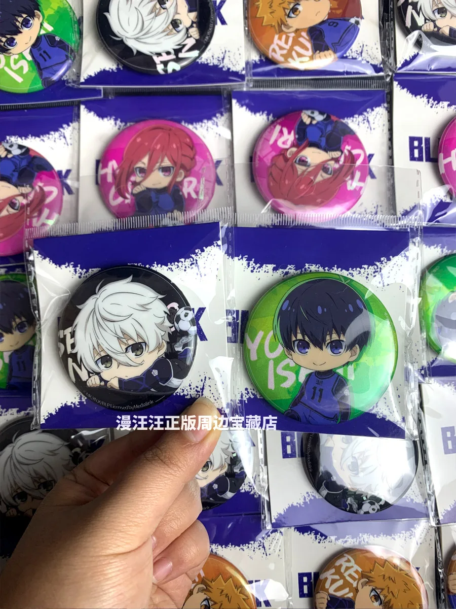 

Game BLUE LOCK Isagi Yoichi Chigiri Hyoma Cosplay Cute Q ambitus cartoon double flash badge Gift