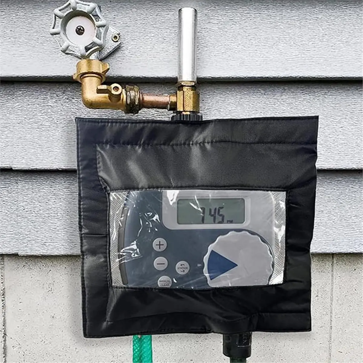 SUMMER SALE Sprinkler Timer Cover Hose Faucet Timer Protector with Clear Front Window UV Protection Outdoor Irrigation Device