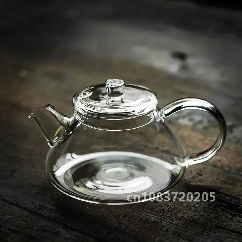 

Small Capacity 260ML Heat Resistant Mini Glass Teapot With Filter Brewing Flower Tea Kettle Household Kung Fu Tea Pot Teaware