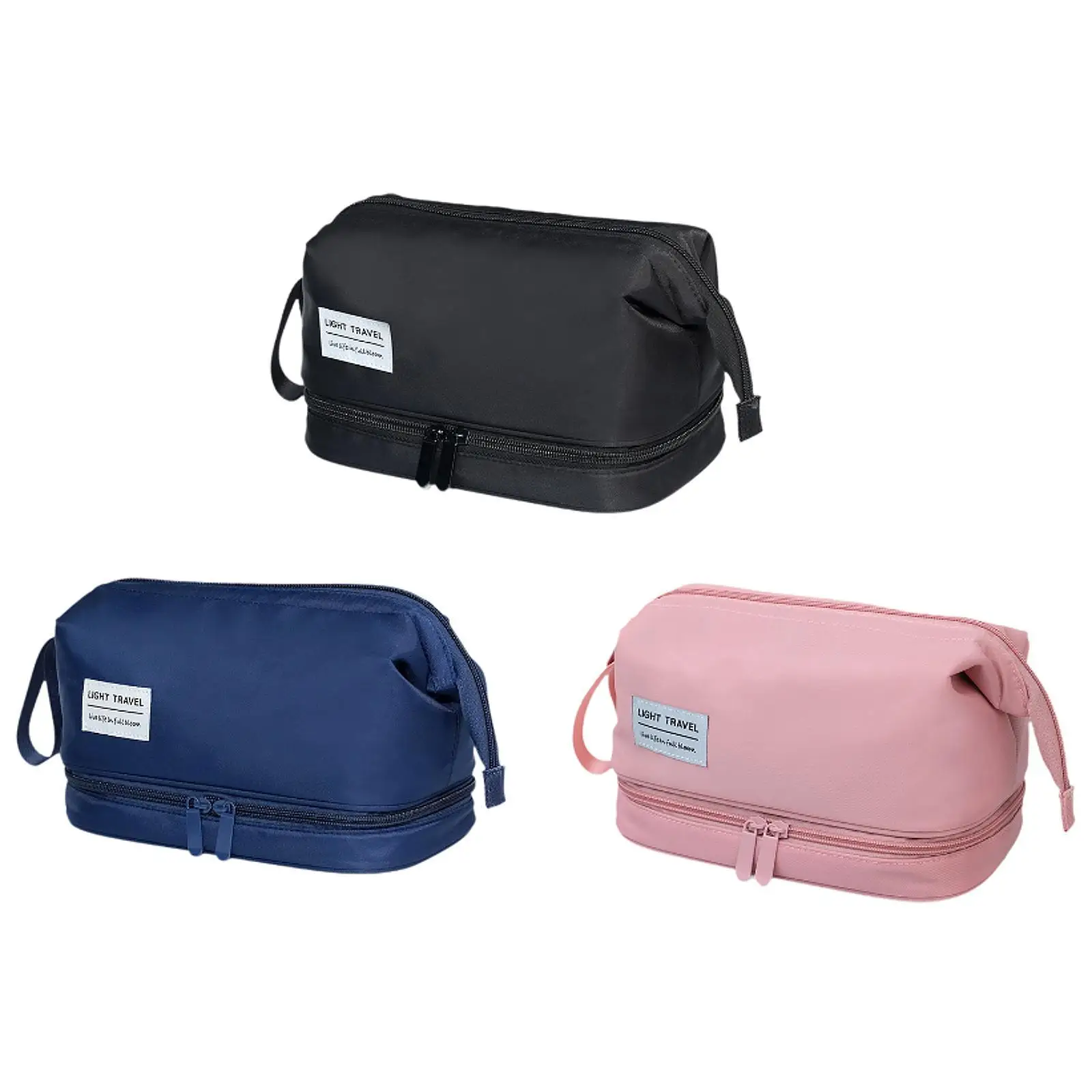 

Toiletry Bag Dry Wet Separate Lightweight Outdoor Wash Bag Waterproof Large Beauty Travel Bag Makeup Bag Multifunctional