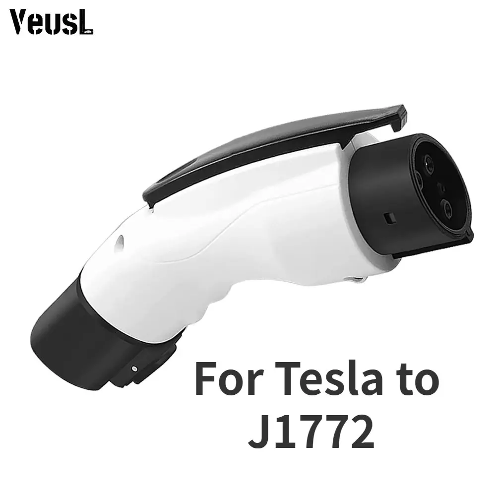 

48A 250V Adapter Tesla To J1772 New Energy Vehicle Charging Adapter YJ-IEC 31W For Tesla Wall Box Charger Connector