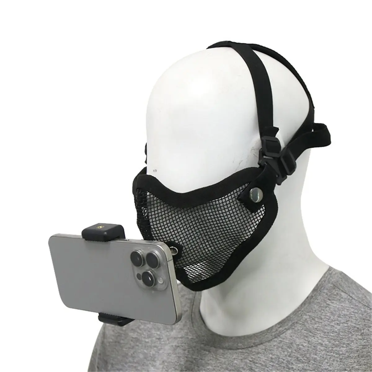 Action Camera Mask Mount for 13 12 11 10 for Action 6 5pro 4 3 for First-Person Test Drive Recording