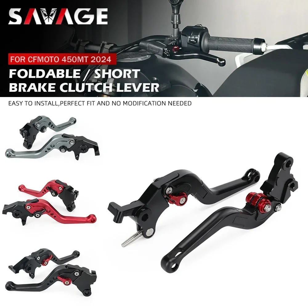 

Brake Clutch Lever For CFMOTO 450MT 800MT 650MT 700MT IBEX 450 800 MT 650 NK/GT 700CL-X 2022-2025 Foldable Short Control Handle