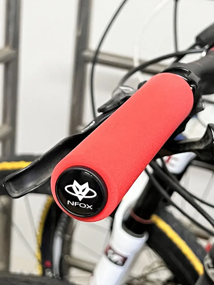 AliExpress nfox 2pcs/1 Mountain Road Cycling Bicycle MTB Handlebar Grips Cover Grips Smooth Soft Silicone Anti-slip Handle Grip Lock Bar End