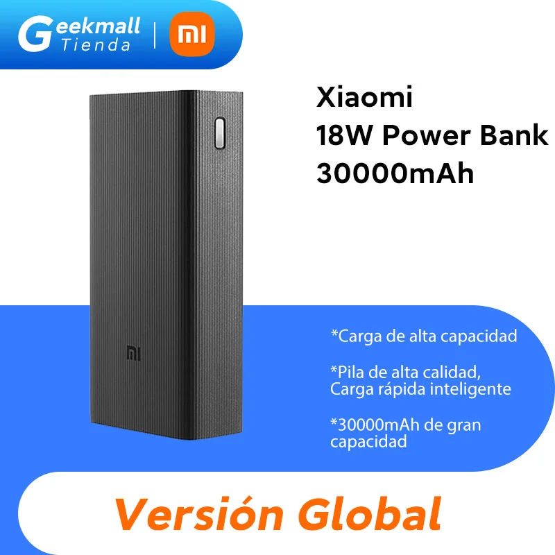 Carregador Xiaomi Power Bank PB3018ZM 30000mAh: Uma Solução Confiável para Carregar Seu Celular por Dias