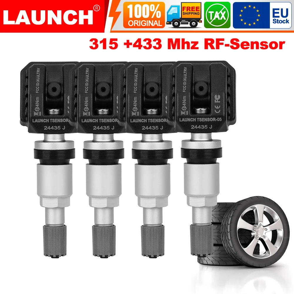 Image of LAUNCH X431 Sensor 2-in-1 RF-Sensor 315MHz/433MHz TPMS Unbenutzter Schlosschutz Programmierung Kompatibel mit I-TPMS/TSGUN/CRT5011E/CRT5011 V2.0