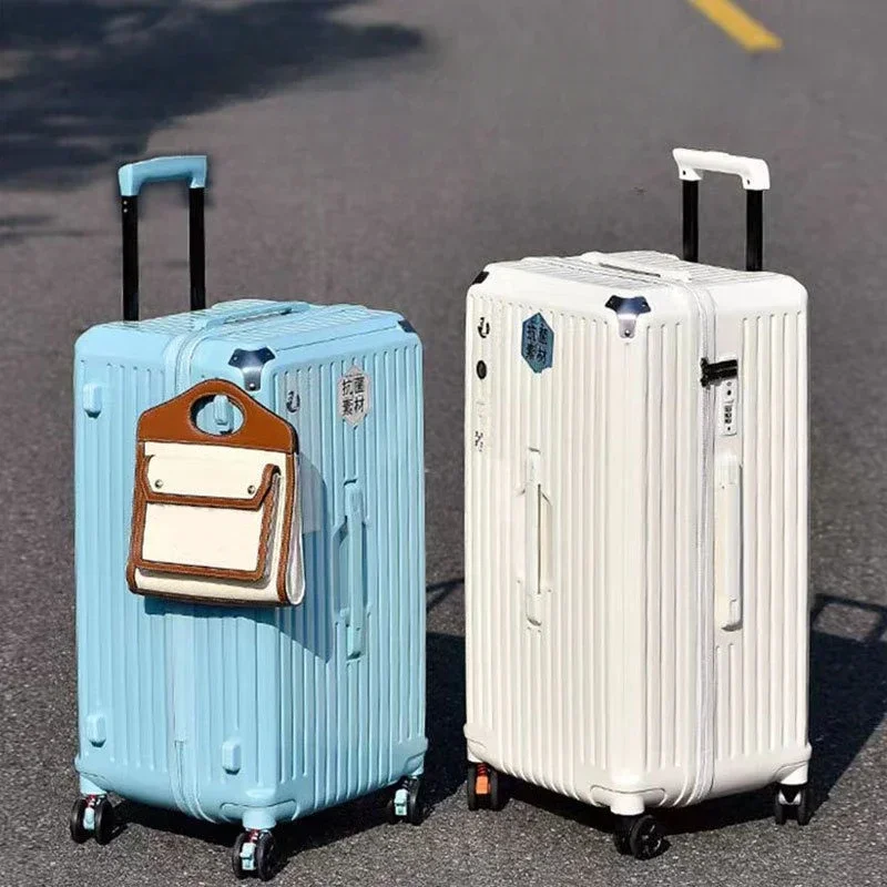 New Five Wheel Thickening Travel Suitcase Rolling Luggage 22/24/26 Inch Large Capacity Trolley Luggage Carry-On Cabin Suitcase