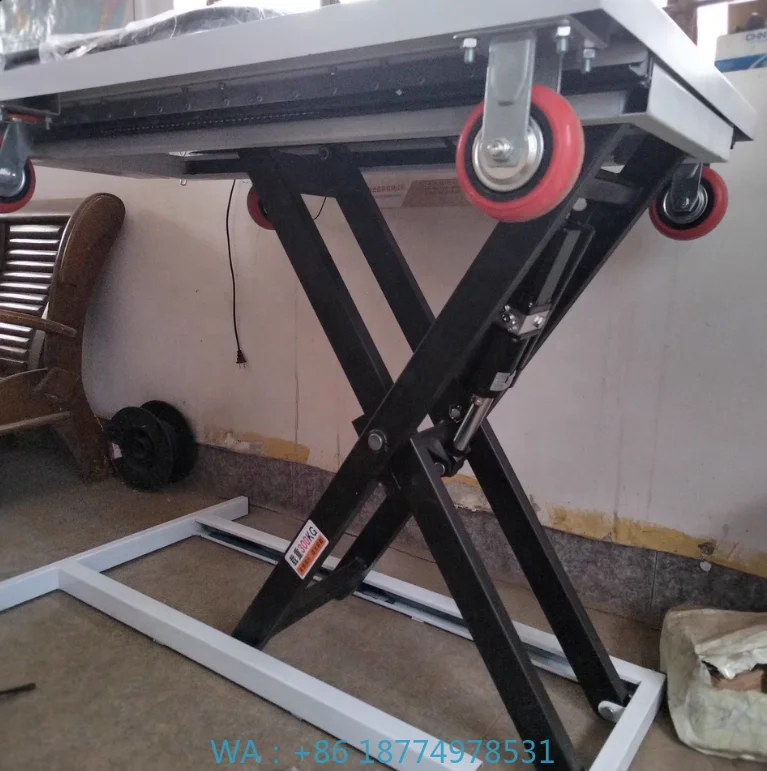 with Silent Wheel Foldable Lift for Vehicle Loading High-performance Professional Portable Scissor Flatbed Truck