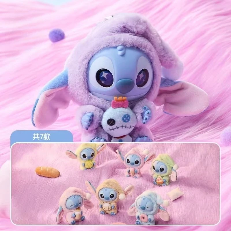 غرزة صندوق أعمى لعبة الفينيل القطيفة دمية لطيف طبق الاصل حقيبة الغموض قلادة تحصيل هدية لمحبي ديزني