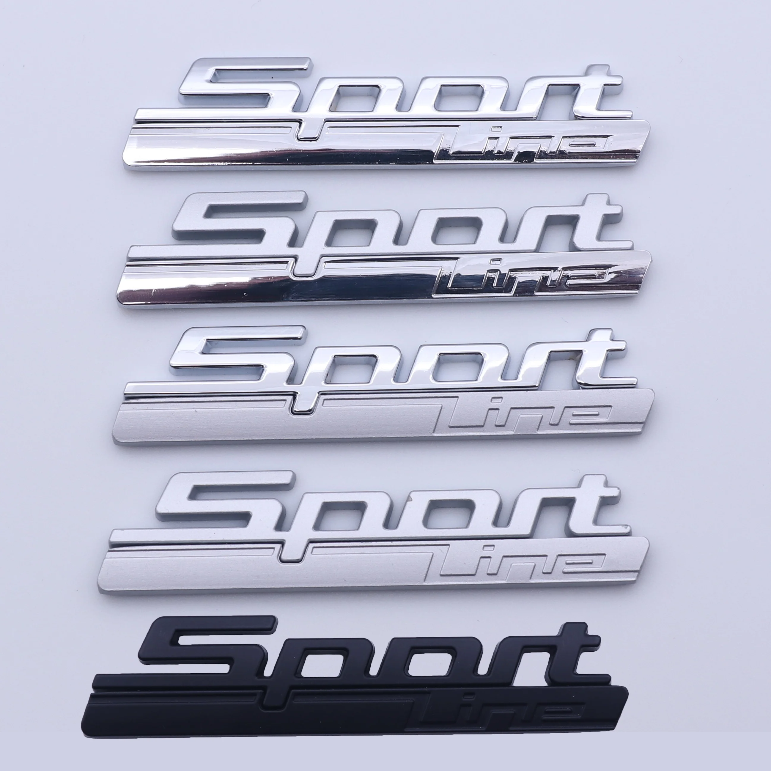 Metallic Car Sports line Fender and Trunk Badge Stickers Car Sport Logo for BMW