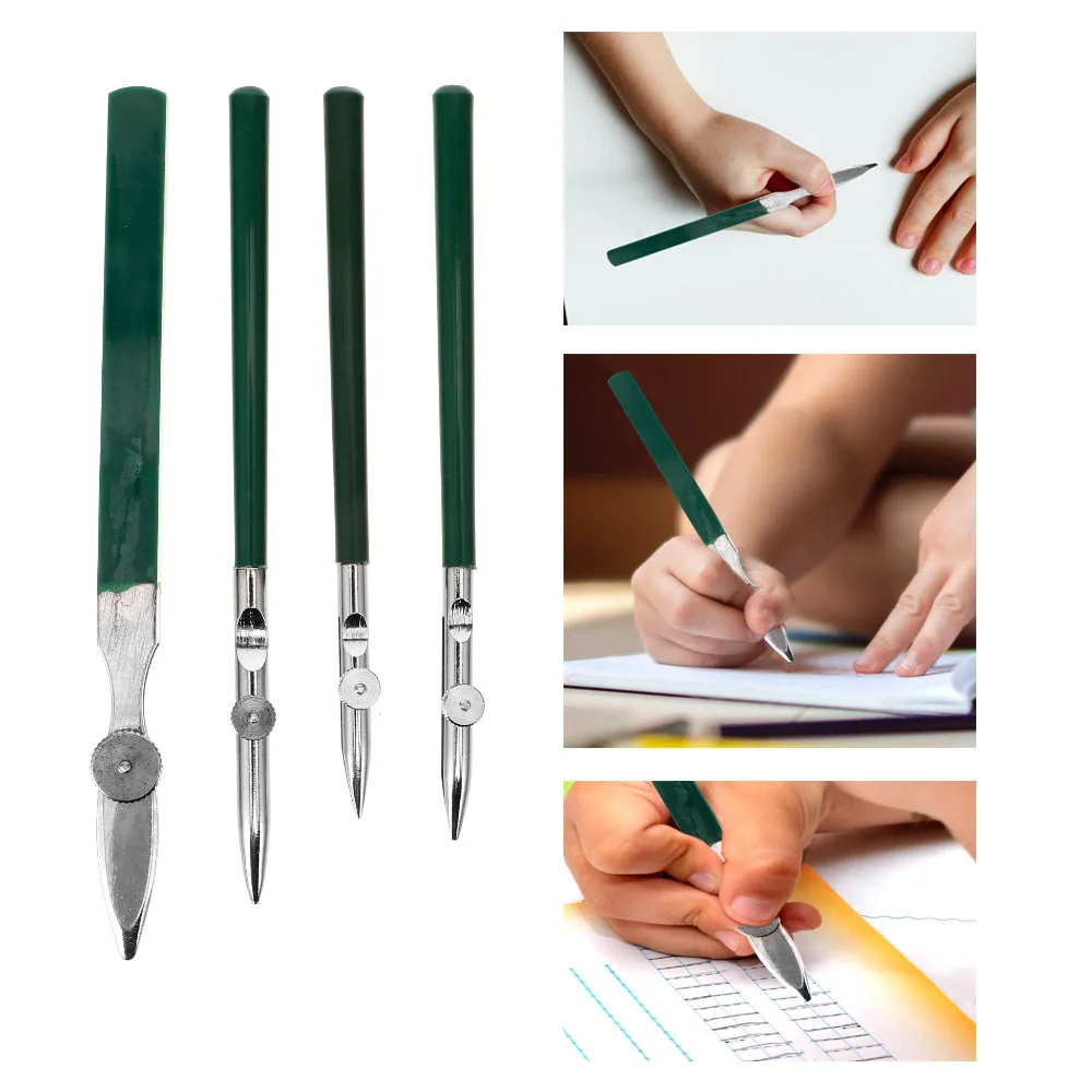 

4Pcs Art Ruling Pens Multi Use Straight Lines Pens Adjustable Drawing Pens Artists Painting Tools Colouring Art Teaching Tools