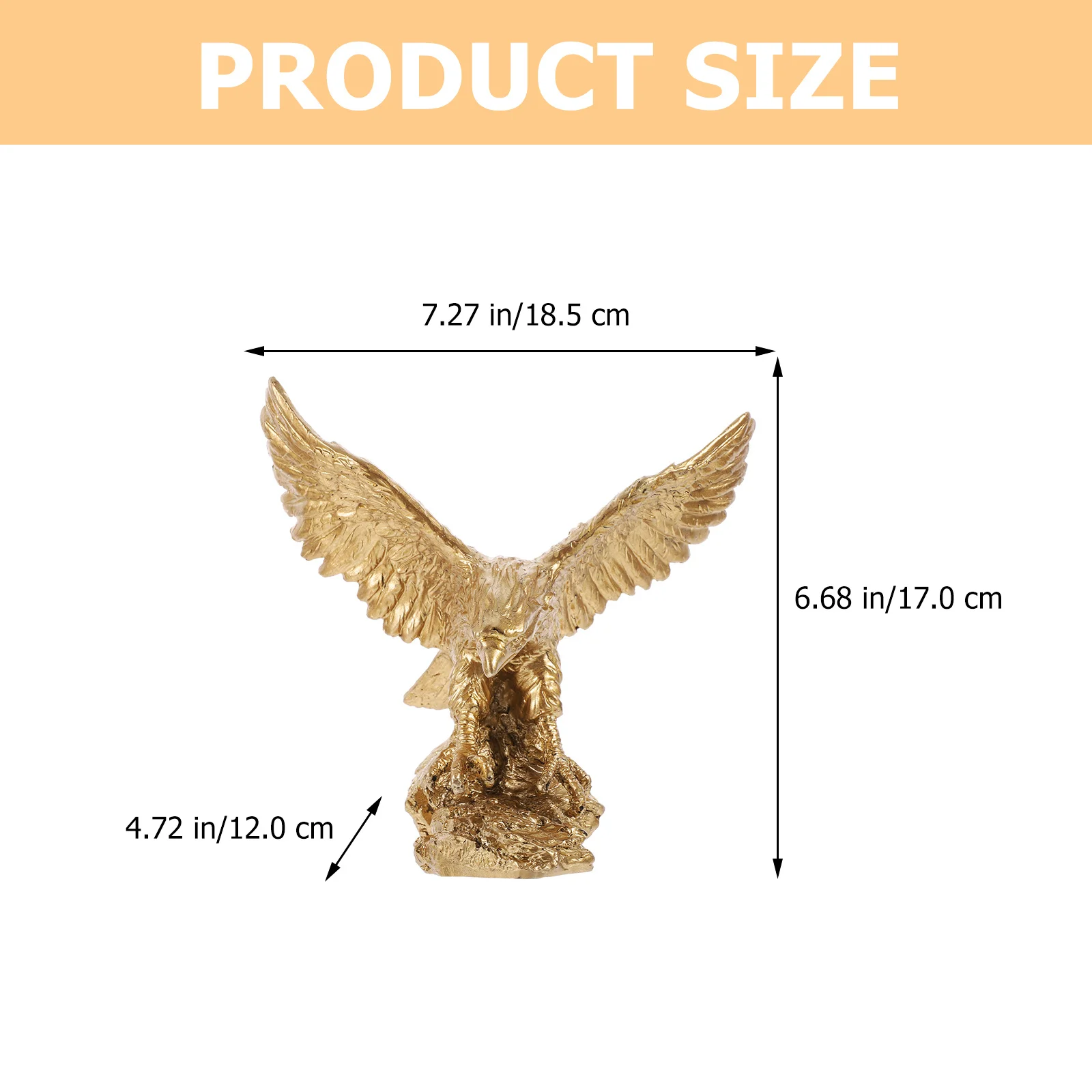 

Resin Large Eagle Statue For Office Home Decor Desktop Tabletop Decoration Animal Sculpture Eagle Adornment