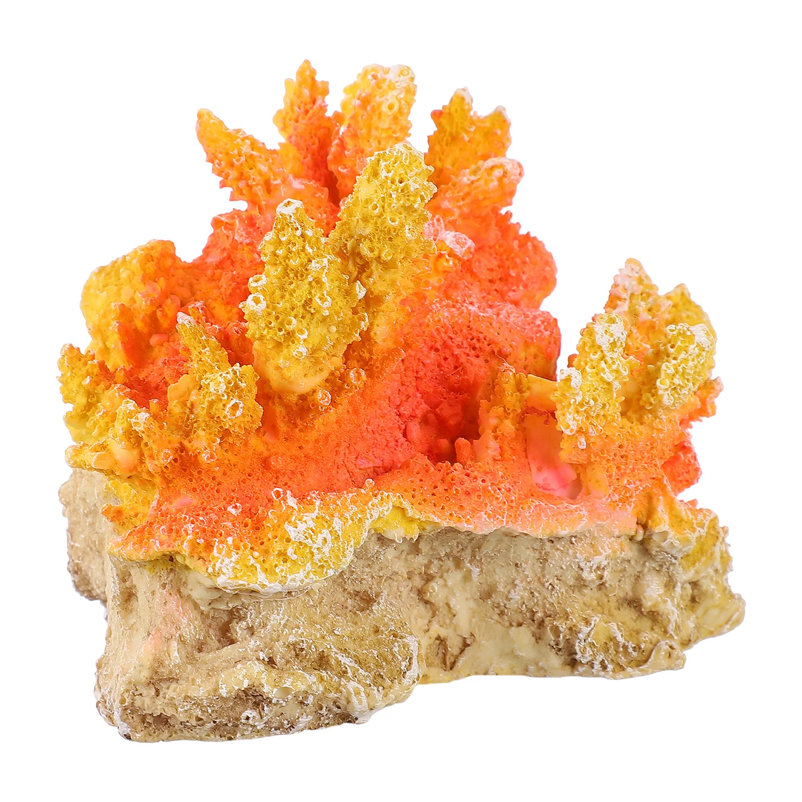 

Artificial Coral Reef Decor Resin Craft Fish Tank Landscape Beautiful Pleasant Household Office Use Aquarium Coral Ornament