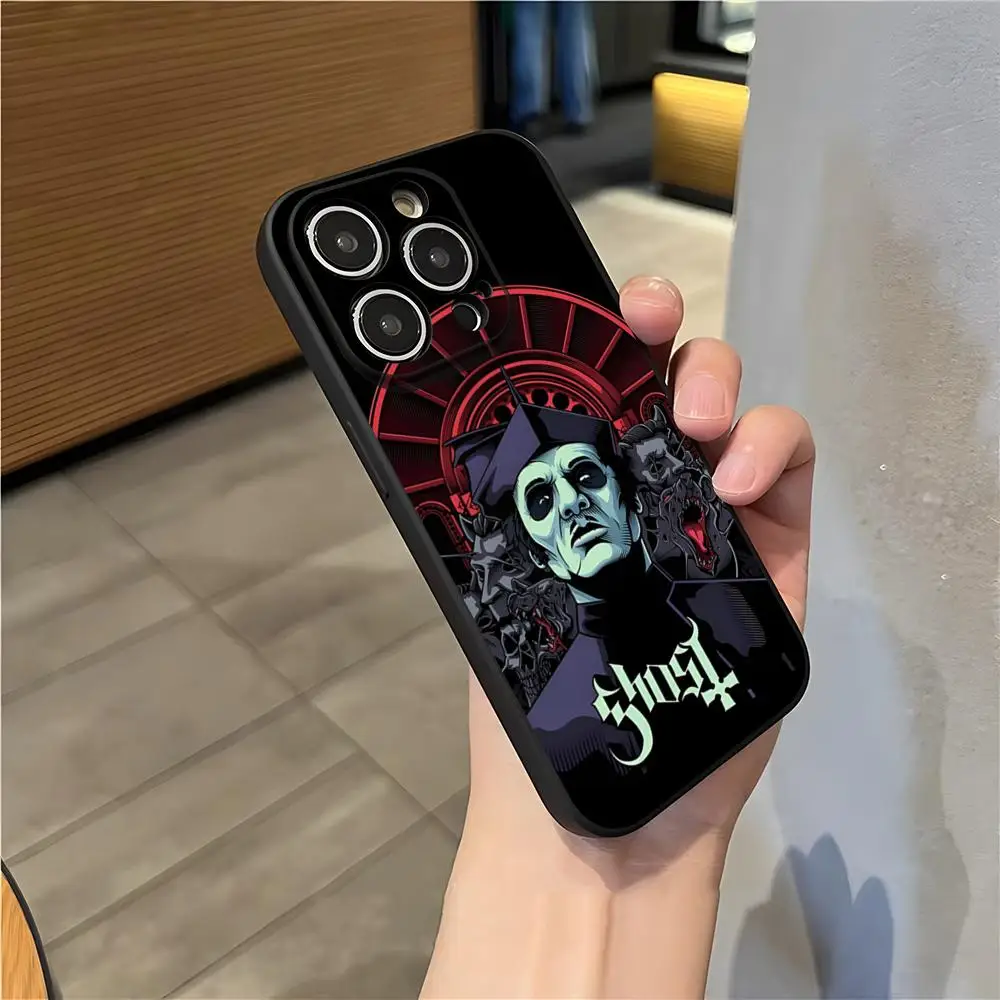 Band G-Ghost Phone Case For IPhone 18 Pro Max 17 Pro 16 15 14 Plus 12 13 11 Shockproof Soft Cover