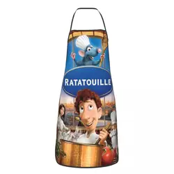 Custom Bib Ratatouille Remy Aprons for Men Women Unisex Adult Chef Cooking Kitchen Alfredo Linguini Tablier Cuisine Baking