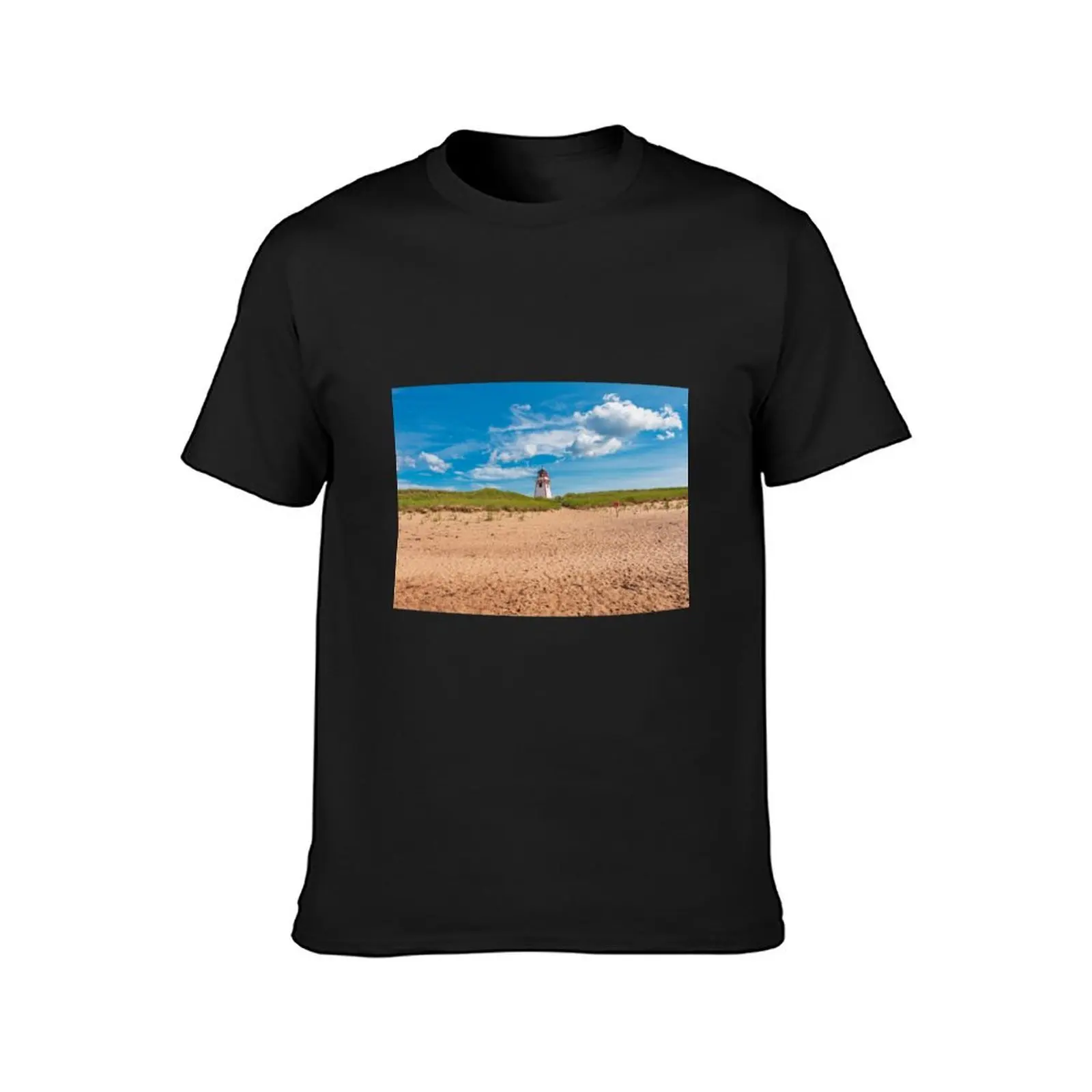 Covehead Harbour Lighthouse T-Shirt plus sizes tees men clothings