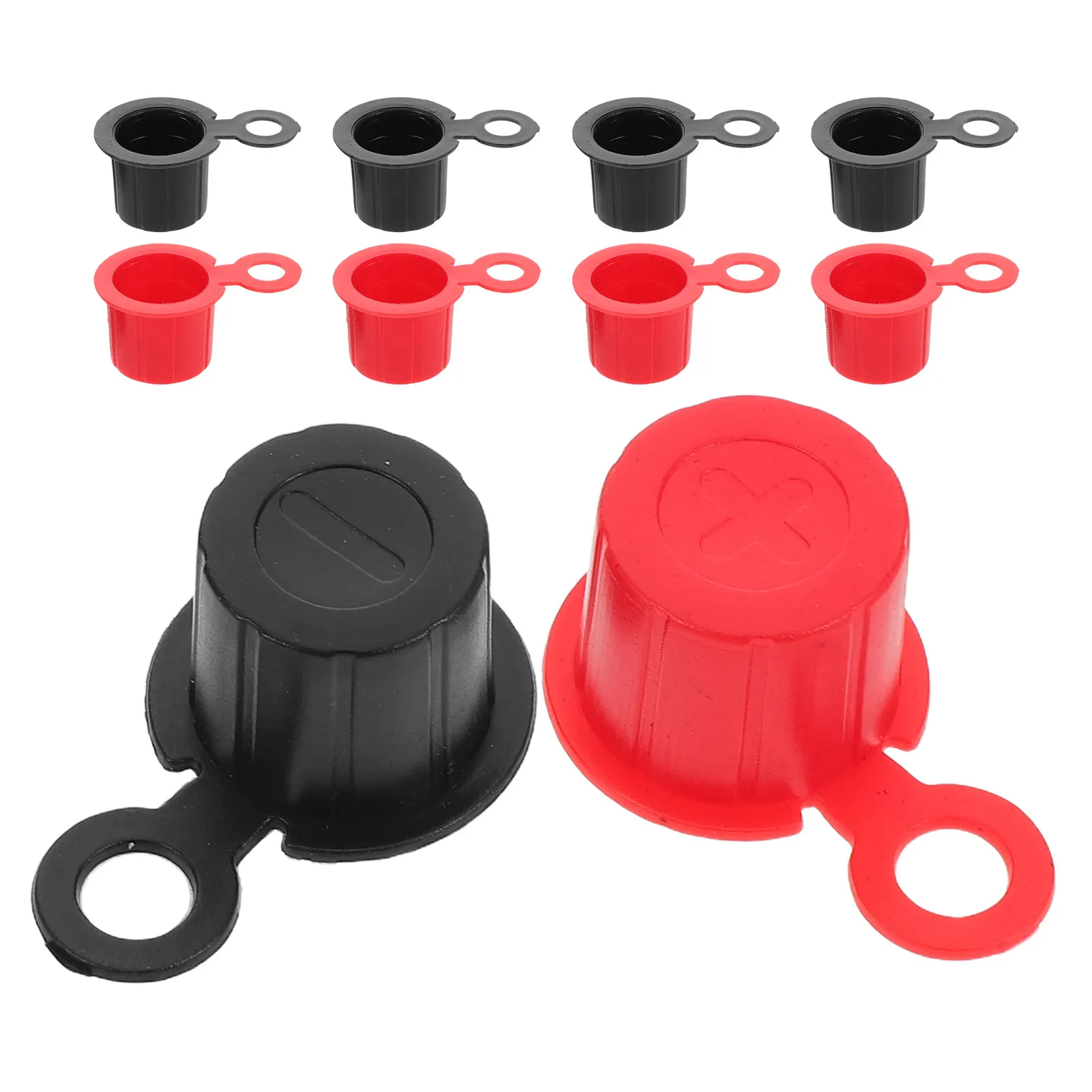 

5Pairs Battery Terminal Protective Caps Plastic Automotive Marine Rv Boat Car Battery Post Insulation Cover Safety Short Circuit