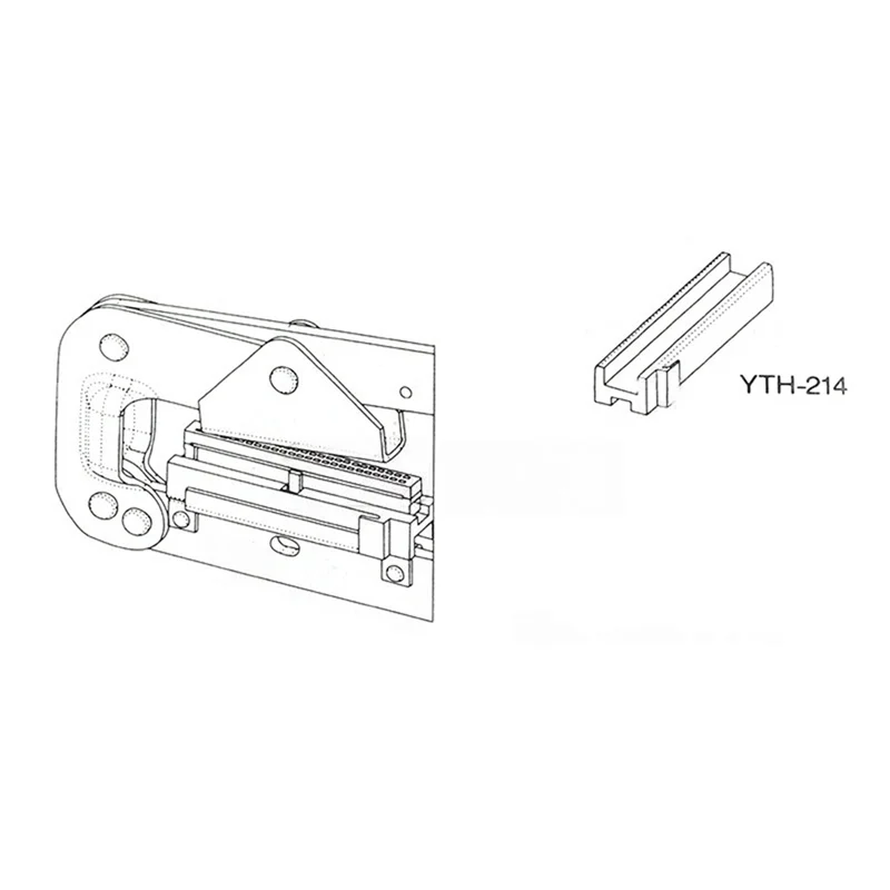 LICE-الرمادي كابل FC العقص كماشة كابل الكمبيوتر YTH-214 العقص كماشة بسيطة القرن المقابس العقص كماشة