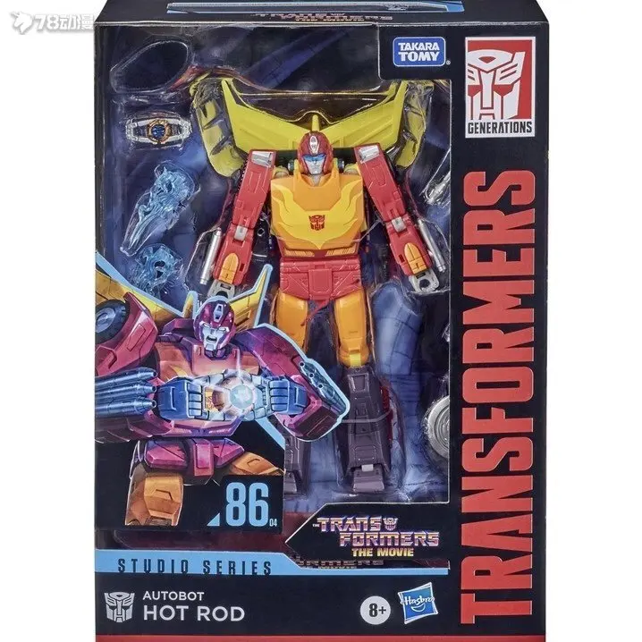 Hasbro's Latest The Transformers The Movie 1986 Joints Movable Transforming Finished Mecha Action Figures Collection Toy