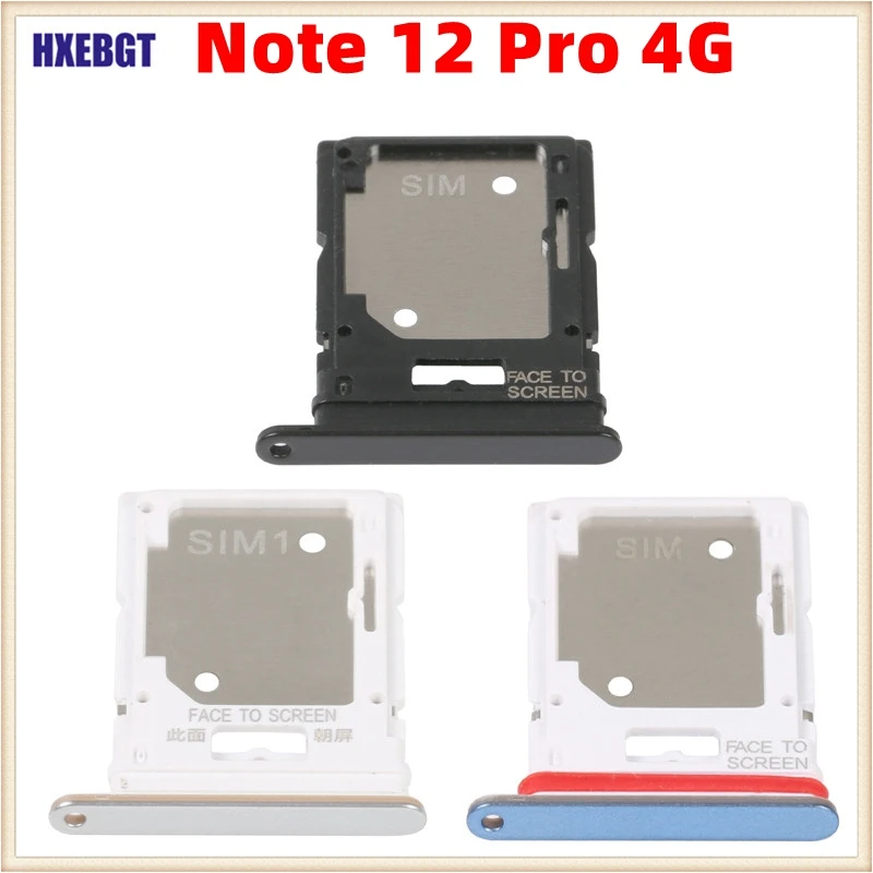 For Xiaomi Redmi Note 12 Pro 4G 2209116AG, 2209116AG Sim Tray Sim Card Tray Sim Card Holder Parts