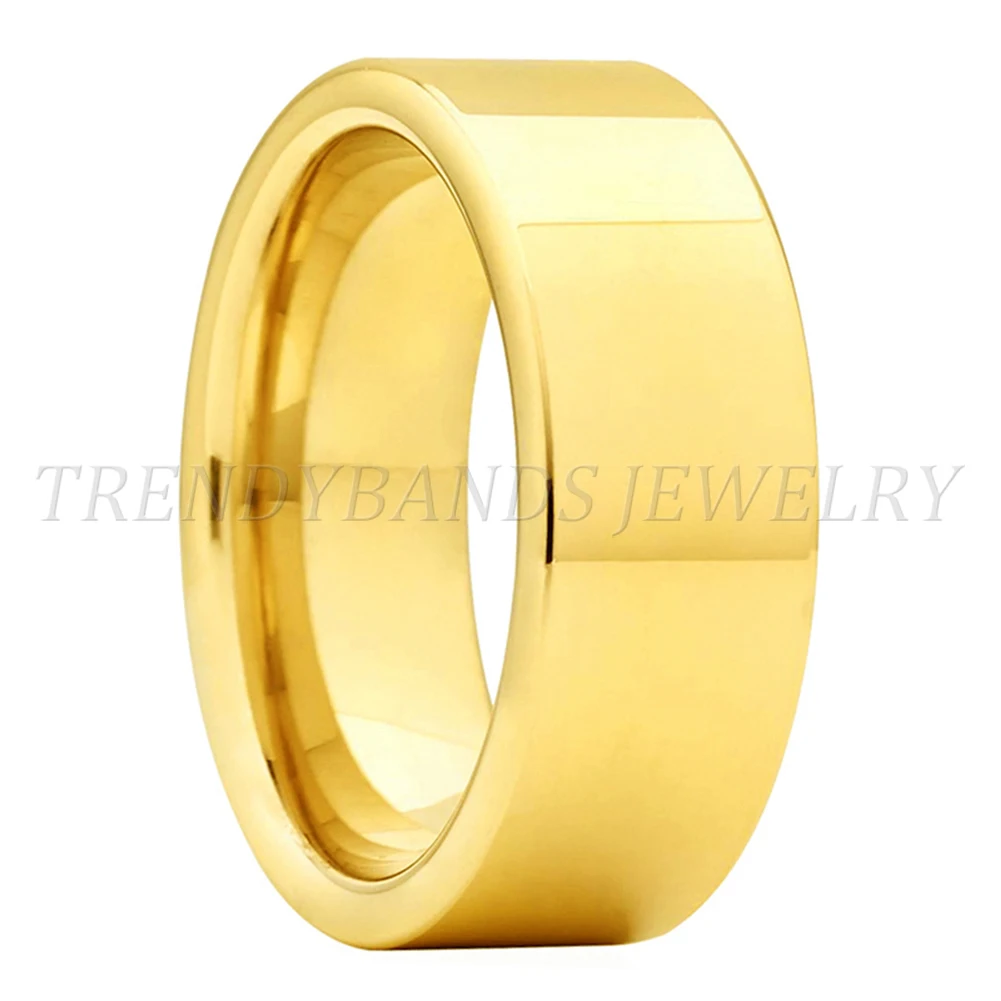 6mm 8mm Damen Herren Wolframcarbid Ring Ehering Großhandel Paar Jubiläumsgeschenk Hochglanzpoliert Glänzend Comfort Fit – Detail 9
