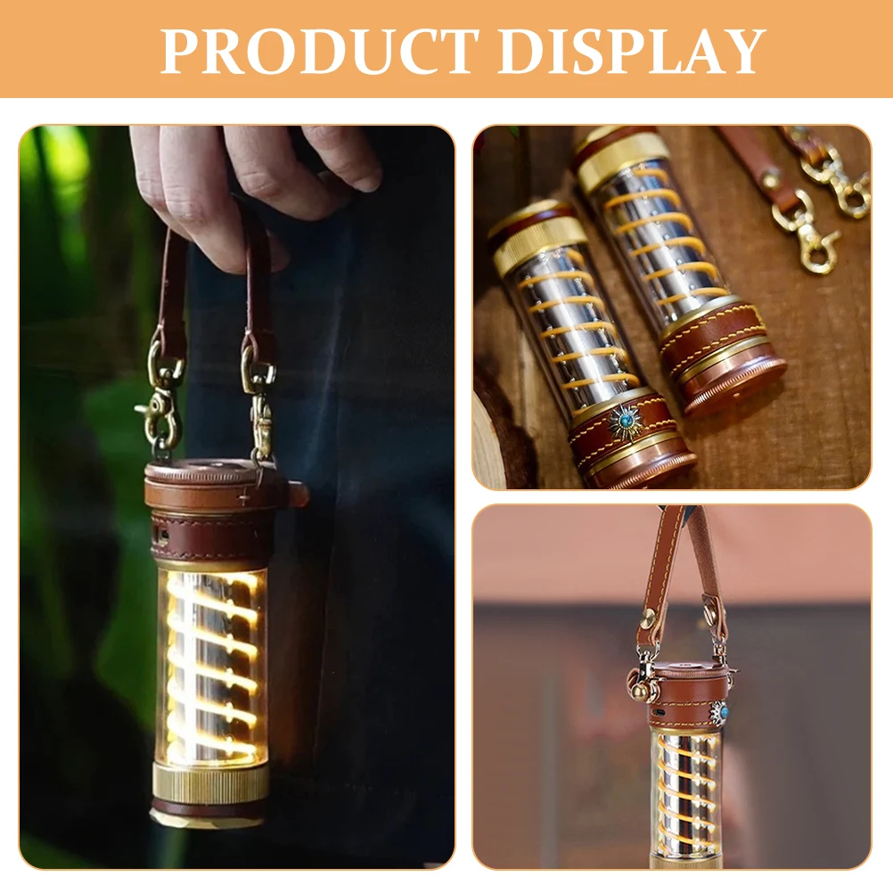 

3 Piece Set Camping Light Strap Adjustable Hanging Rope for Lantern Lamp Outdoor Portable Durable Multifunctional