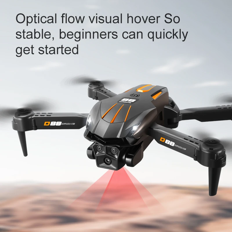 

D88 Drone 8K HD Dual Camera GPS Location Professional Aerial Photography Optical Flow Hovering Foldable Drone ﻿RC10000M 2025New