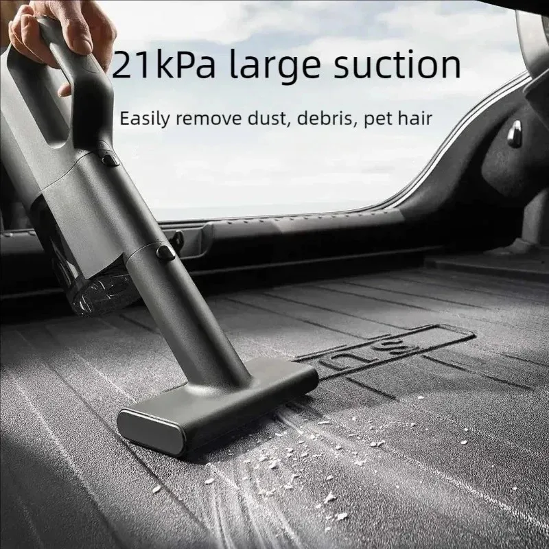 NEW MIJIA Car Vacuum Cleaner 21kPa Suction 150mL Dust Cup 2400mAh Battery Washable Filter Element For Car Cleaning view 3