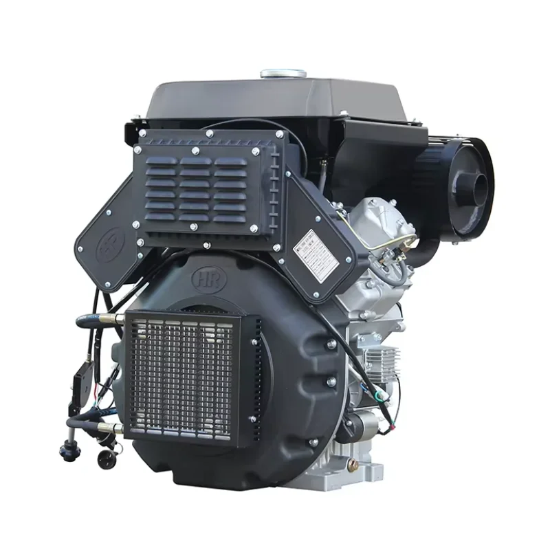 Chinese Biggest Power Two Cylinder Air Cooled 30hp Diesel Engine 2V98F