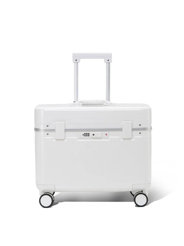 Luggage aluminum frame trolley top flap photography small