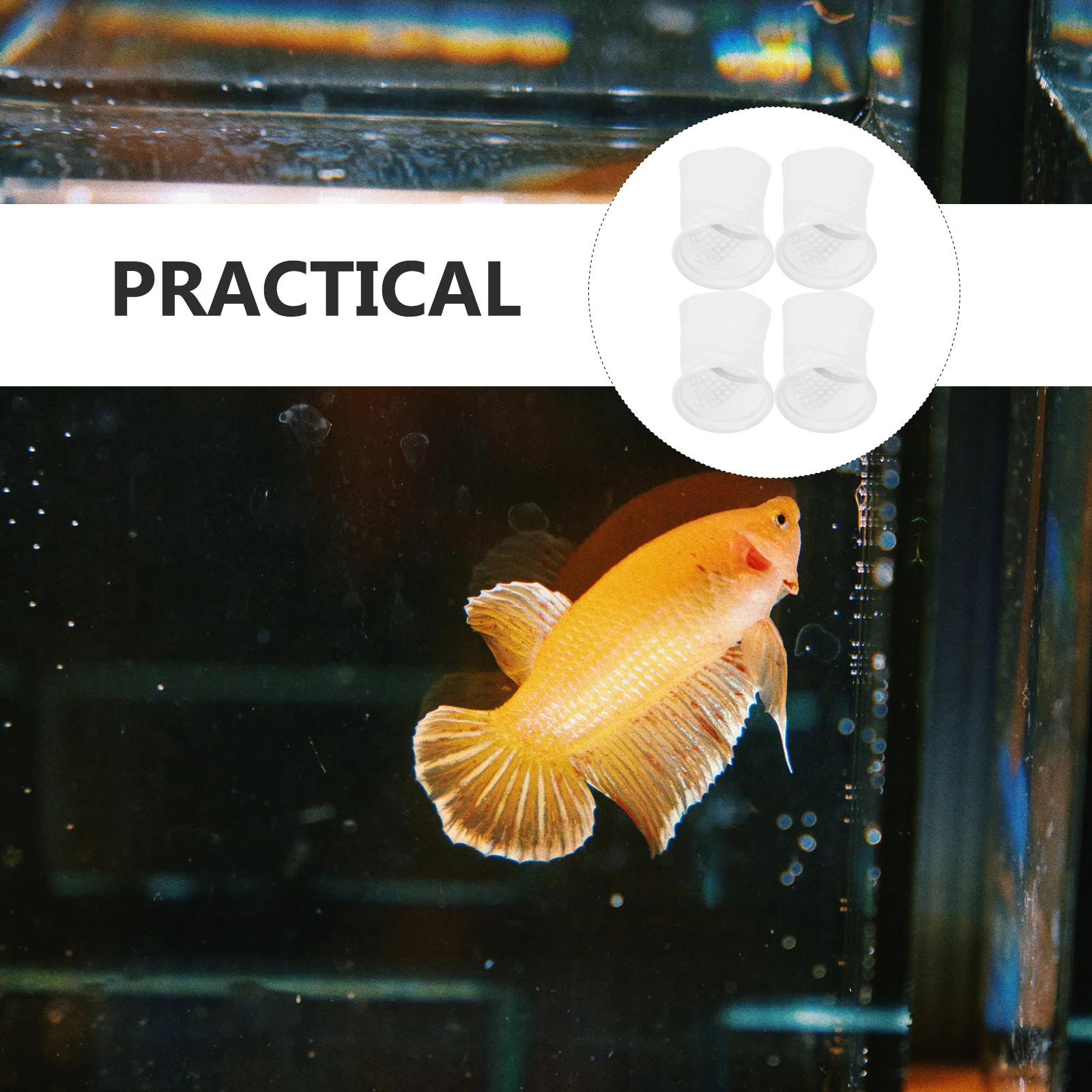 

4pcs Filter Sock For Aquarium Fish Tank Pond Saltwater Freshwater Pool High Efficiency Filtration Cleaning Replacement Tool