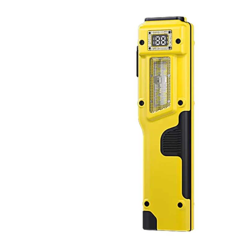Tactical Flashlight Strong Light Digital Display Warning Light Outdoor Waterproof Long Endurance Flashlight With Pen Clip Lamp