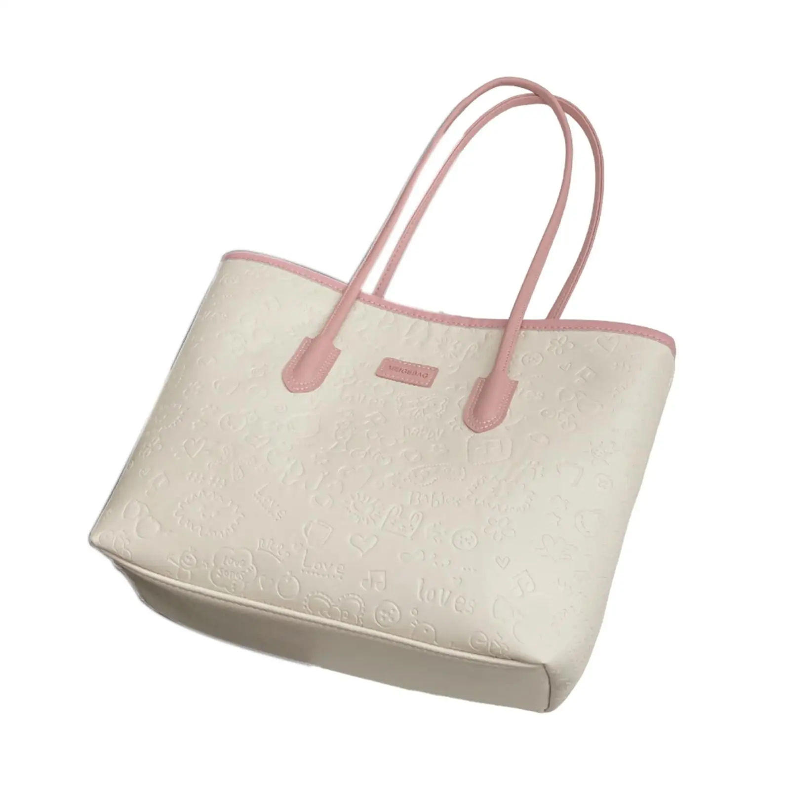 Women Tote Bag PU Leather Fashion Purse Handbag for Dating Working Outdoor image 3