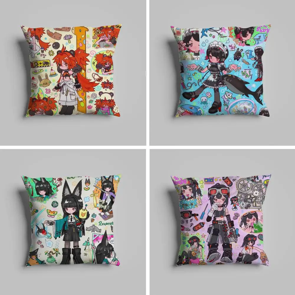 

Zenless Zone Zero Planner Pillow Case Pillowcase For Car Pillows 60x60 Cushions Luxury Double Sided Cover Home And Decoration S
