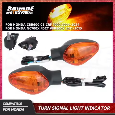 2024 Motorcycle Turn Signal Light For Honda CBR600RR CBR 600F 1000RR CB CRF1000L NC700X VFR800X Flasher Indicator Holder Adapter
