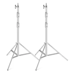 2.9M Tripod Super Stable Big Tripod Foldable Light Stand Lifting Frame Wheels Photography Softbox Photo Studio Stainless Steel