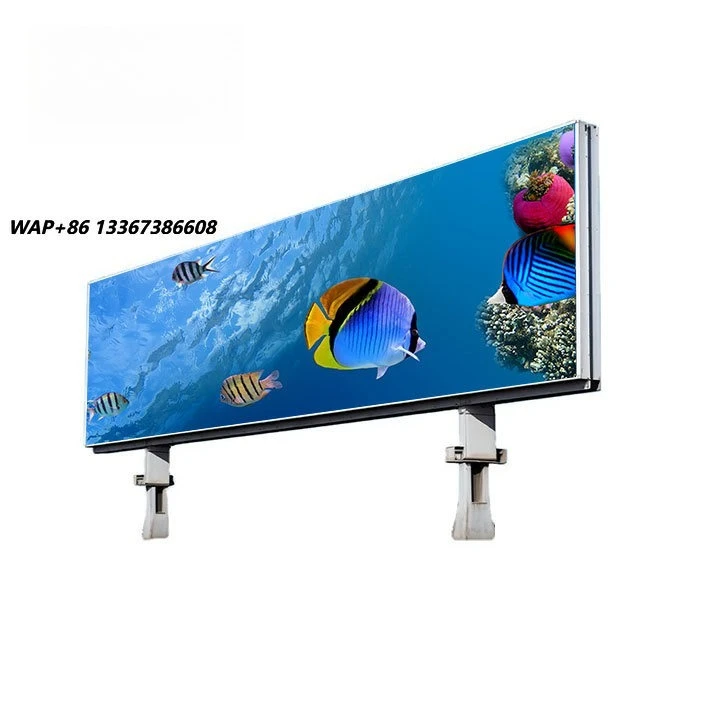Outdoor Big LED Display Modules Front Service LED Video Wall Mall Exterior Walls Store Digital Billboards Rink Led Screen