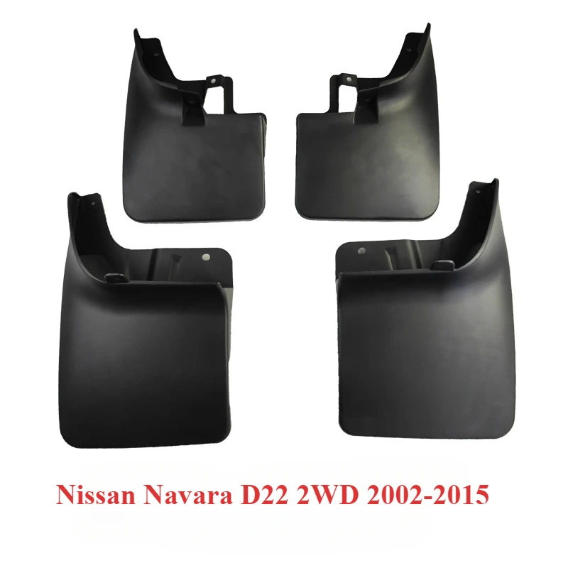 Mudflaps Fender for Nissan Navara D22 NP300 4WD 2WD 2002-2015 Mud Flaps Splash Guards Front Rear Wheels Fender Car Accessories