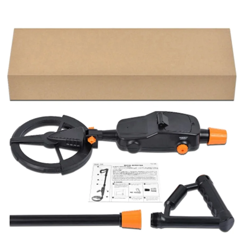 -A96Z 2X Detector de Metales subterráneo con bobina de búsqueda impermeable Detector de oro Cazador de tesoros detección Pinpointer MD1008A