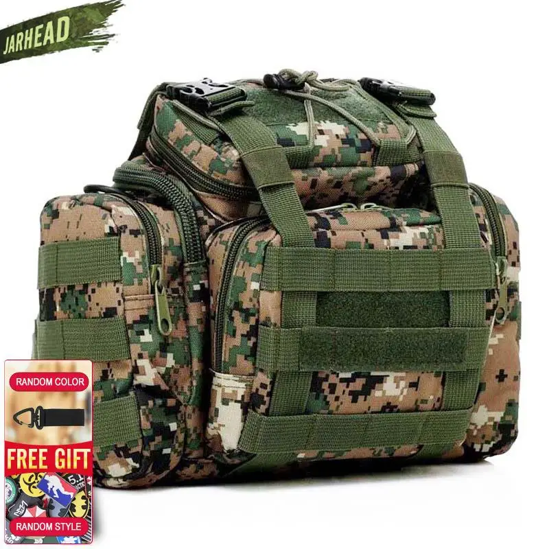 Outdoor Men Camouflage Camping Camera Bag Multi-Functional Super Magic Tactical Pockets Hunting Fishing Waist Bag