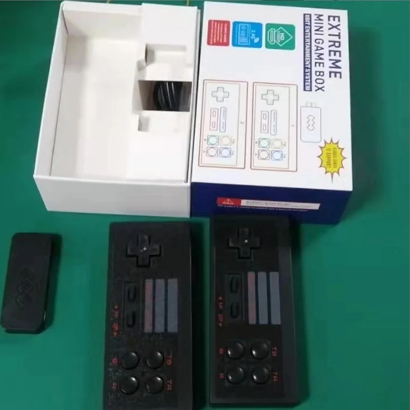 Wireless Home TV Game Console, Alta Definição, Retro Portátil Gaming Stick, HDMI, U-BOX, U-Treasure, 818 para NES, Dendy