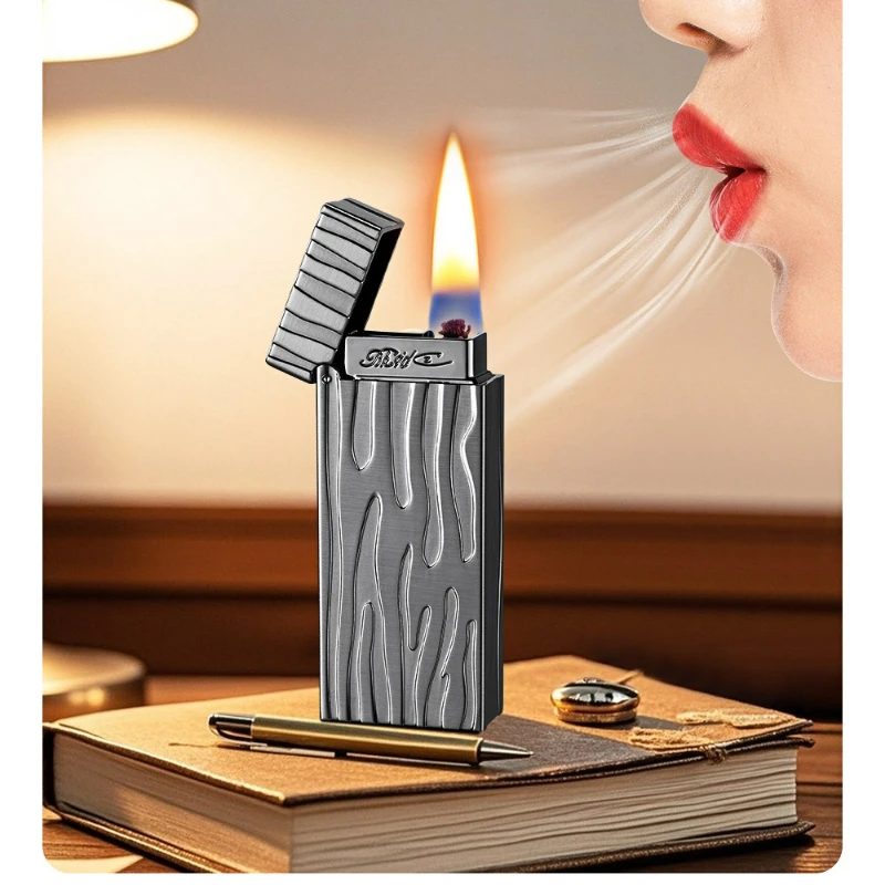 HOT Voice Control High-Tech 4 Ignition Modes Lighter Narrow Hybrid Oil-Electric Lighters Inductive Ignition System