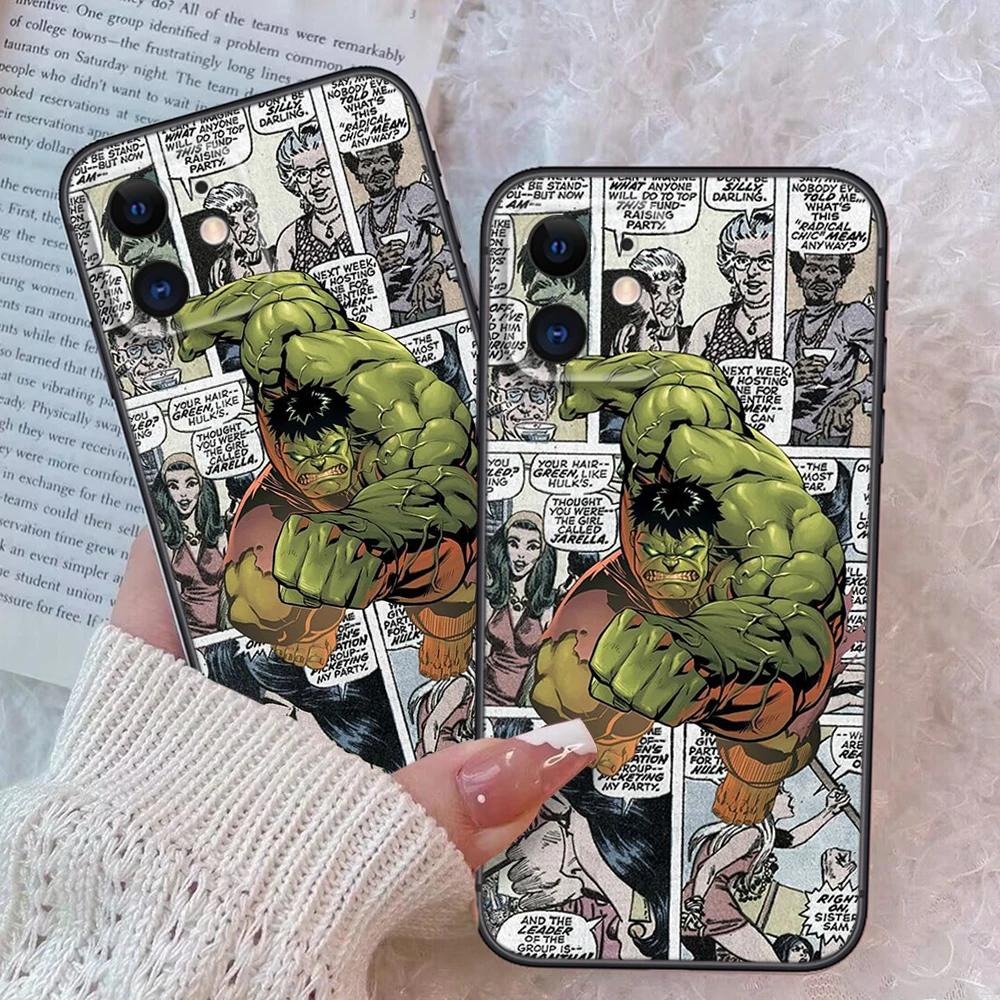 Z138 Superhero Hulkfor Soft Case for Xiaomi 10T 11 11i 11T 12 12x 8 Lite 9 9T A1 A2 A3 Poco F2 F3 M2 M3 X2 X3 X4 pro M4 C40 M5